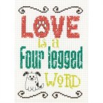 (image for) Mini Four Legs Counted Cross Stitch Kit